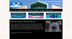 Desktop Screenshot of bonne-source.com